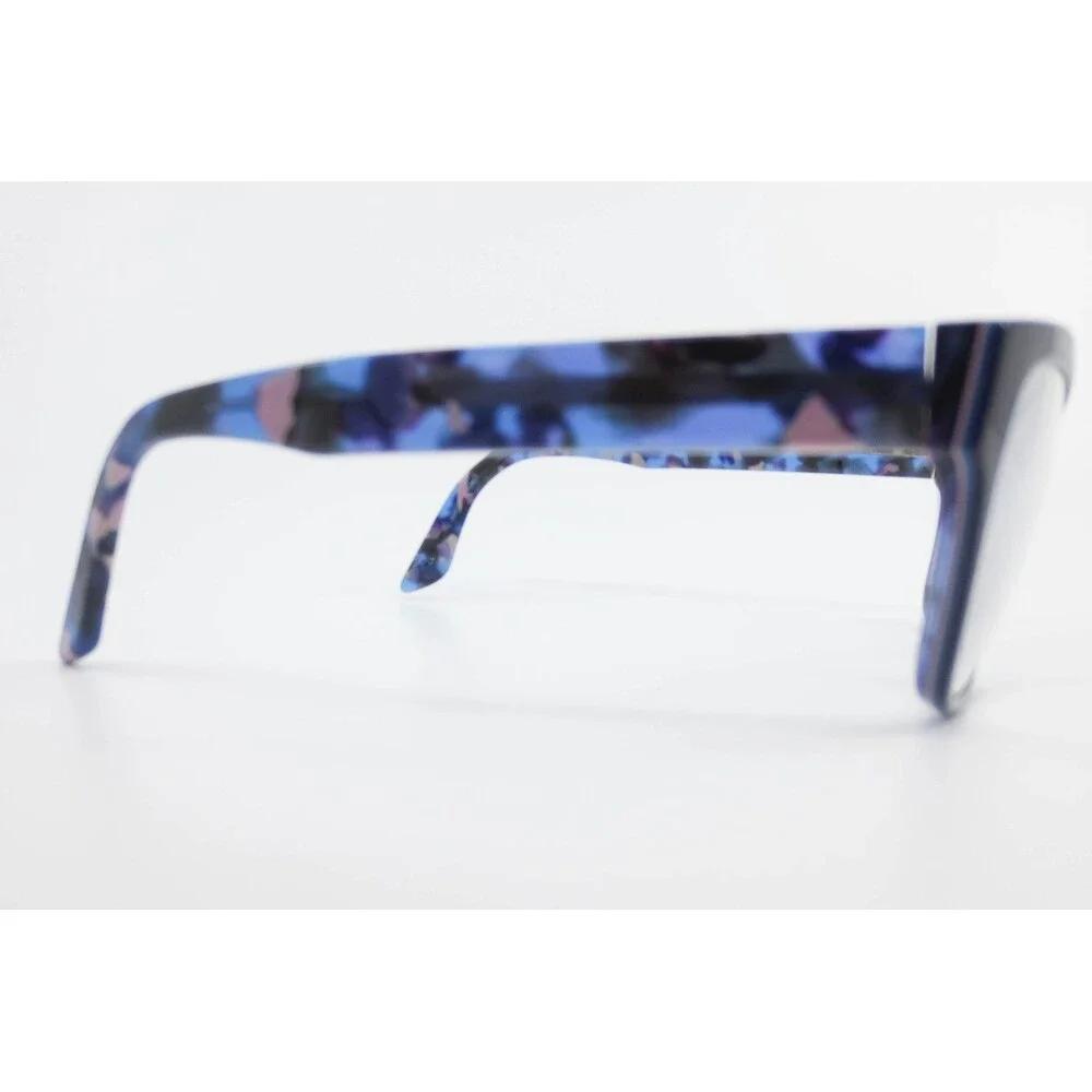 Kirkland Signature KS #112 Wenatchee Blue Tortoise Cat Eye Eyeglasses 53-17-140